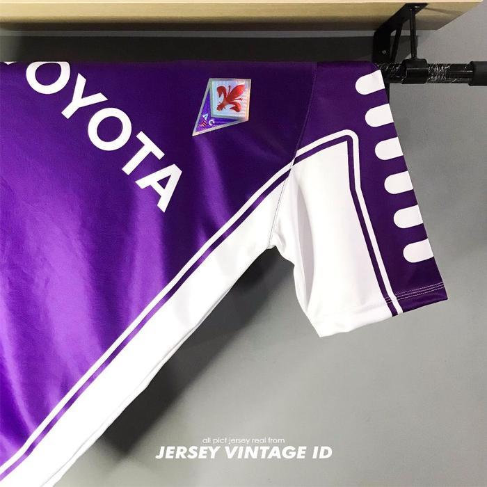 Jersey Retro Fiorentina 1998 Toyota Lengan Pendek Jersey Vintage Clasic Bisa Cod Tbk