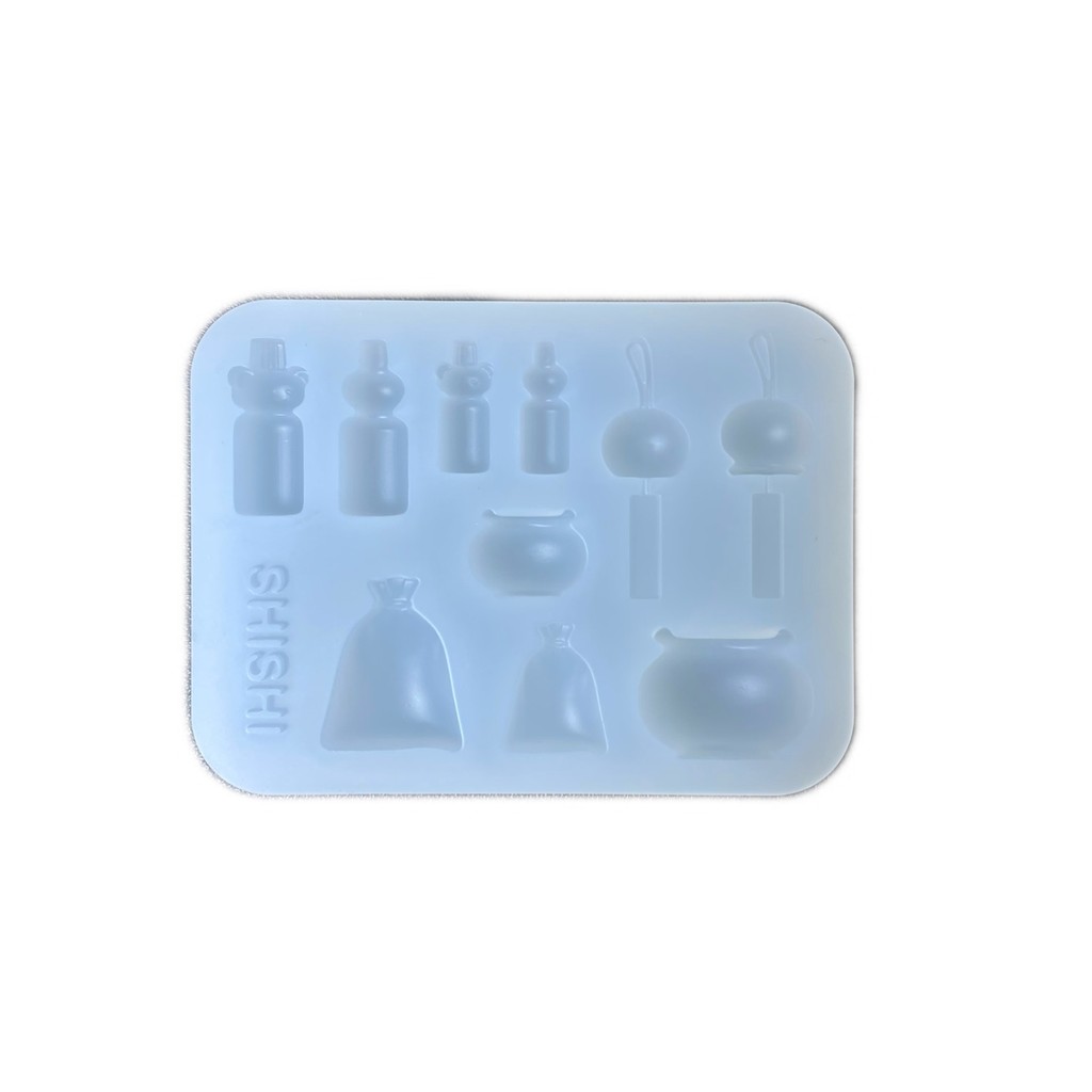 2.5D Wind Chime Goldfish Bag Resin Casting Mold Silicone Mold Accessories Resin Liquid Mold Resin