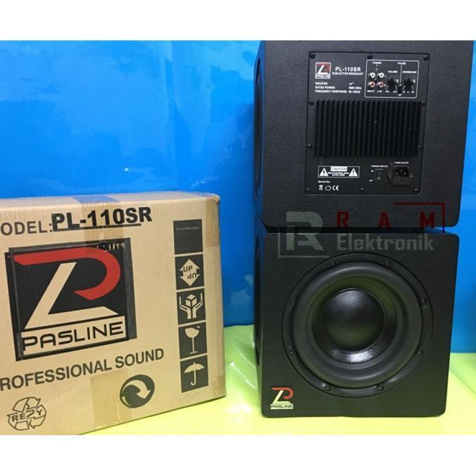 Terbaru Speaker Spiker Aktif Subwoofer 10 Inch PASLINE PL-110SR top