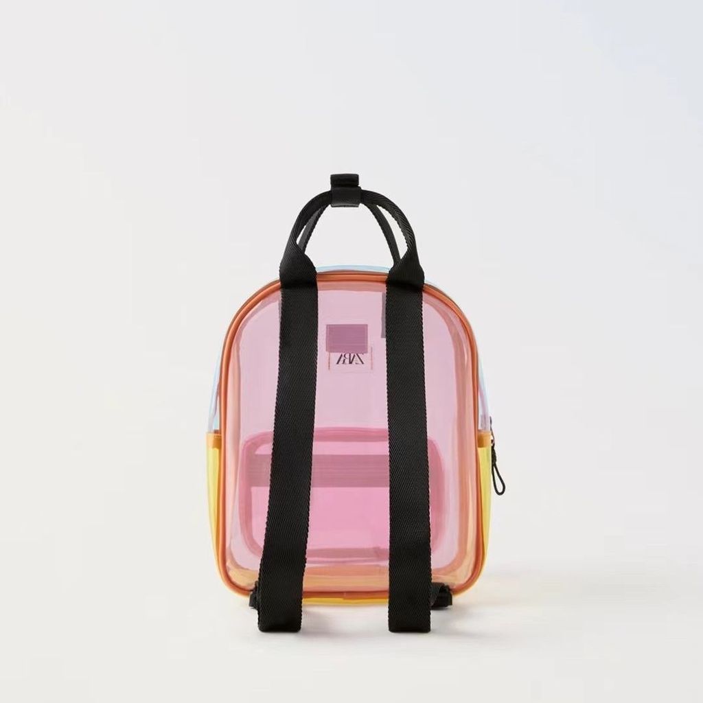 Cute Pink Kids Backpack for Girls transparent Waterproof Toddler Backpack for Girls Bags Kids School