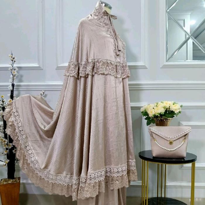 Mukena Mytesa Luxury Ameerah Series - Mukena Terbaru Premium - Mukena Viral - Mukena Sutra Premium -