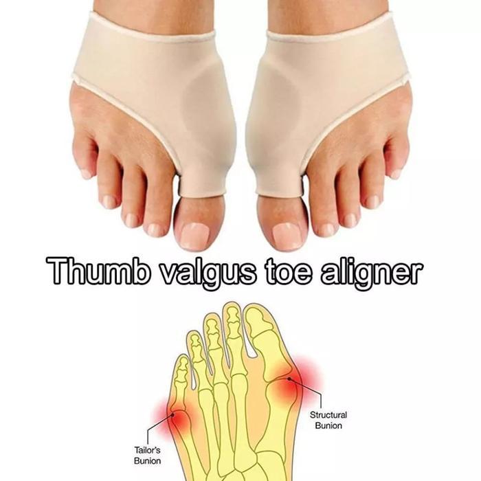 Exclusive Sale 2Pcs Pelindung Jempol Kaki Hallux Valgus Bunion Corrector Orthotics Pasti Ori