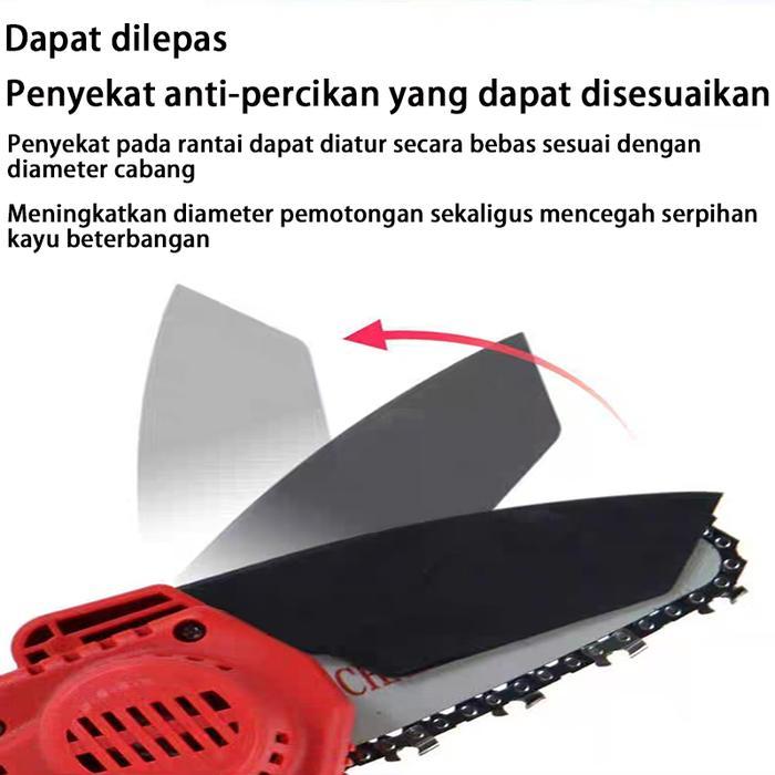 MAKITA MESIN CHAINSAW 4 INCH CORDLESS CHAINSAW 998V GERGAJI BATERAI GERGAJI RANTAI ELEKTRIK MINI 2