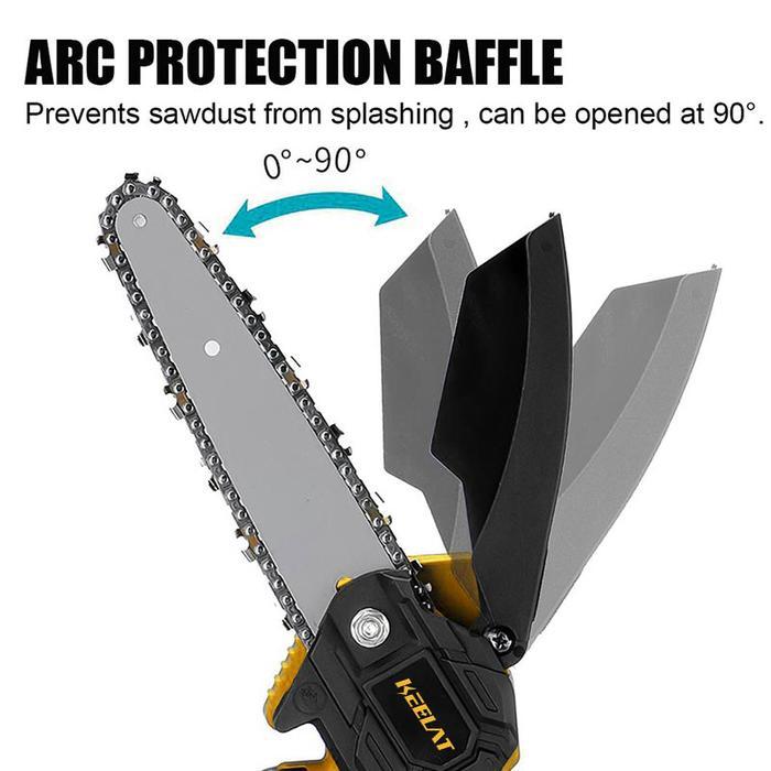 KEELAT-KEC0046 INCH GERGAJI CORDLESS CHAINSAW GERGAJI MESIN LITHIUM GERGAJI RANTAI ELEKTRIK PORTABLE