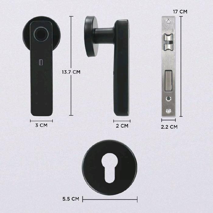 SMART LOCK DOOR LOCK KUNCI PINTU RUMAH DIGITAL GAGANG PINTU SIDIK JARI