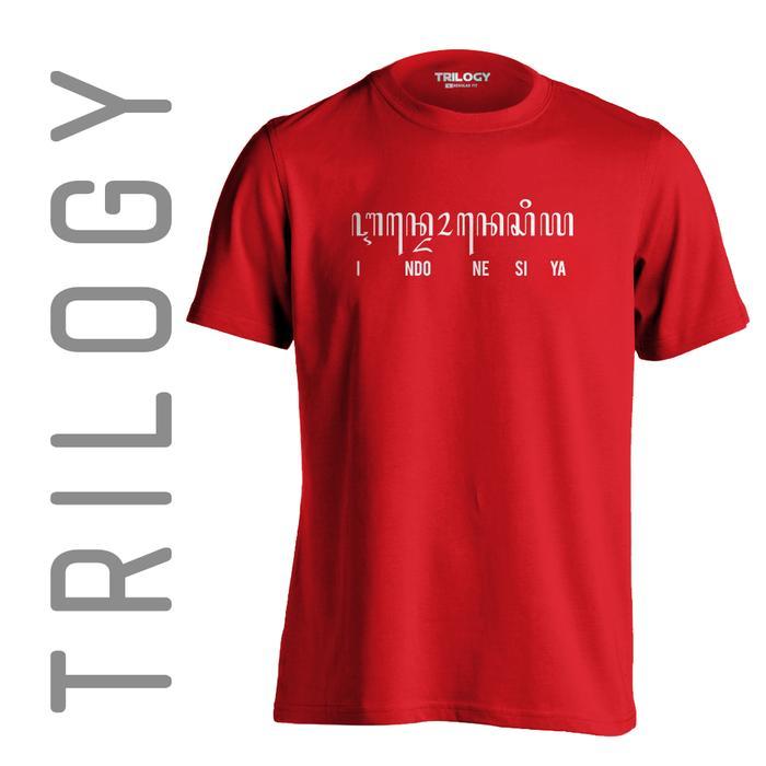 Trilogy Sti 0129 - Kaos Indonesia Aksara Jawa - Culture Classic Retro Vintage T-Shirt Tshirt