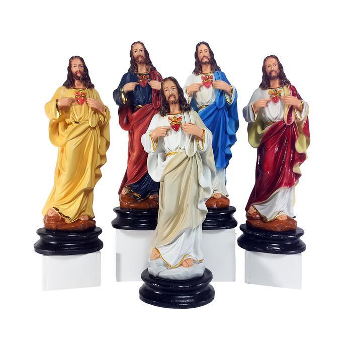 Jual Patung Hati Kudus Yesus 30 cm/Patung Devosi Kepada Hati Kudus Yesus