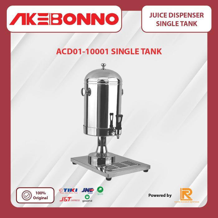 AKEBONNO - Water Tank/Juice Dispenser Single Tank Stainless Steel Akrilik Food Grade 8L BPA FREE