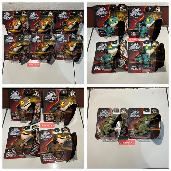 SNAP SQUAD JURASSIC WORLD - ORI MATTEL WAVE 10 KODE 958
