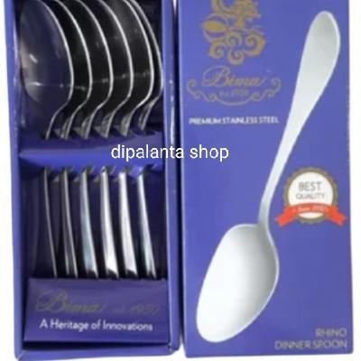 sendok garpu makan Bima Rhino stainless steel