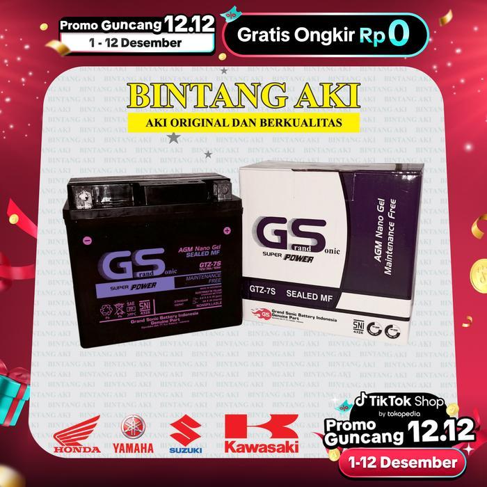 Aki NMAX Old NMAX New GTZ7S Accu Kering Motor Motorcycle