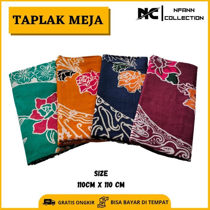 TAPLAK MEJA KAIN BATIK MURAH SOUVENIR MEJA TAMU/MAKAN KHAS PEKALONGAN