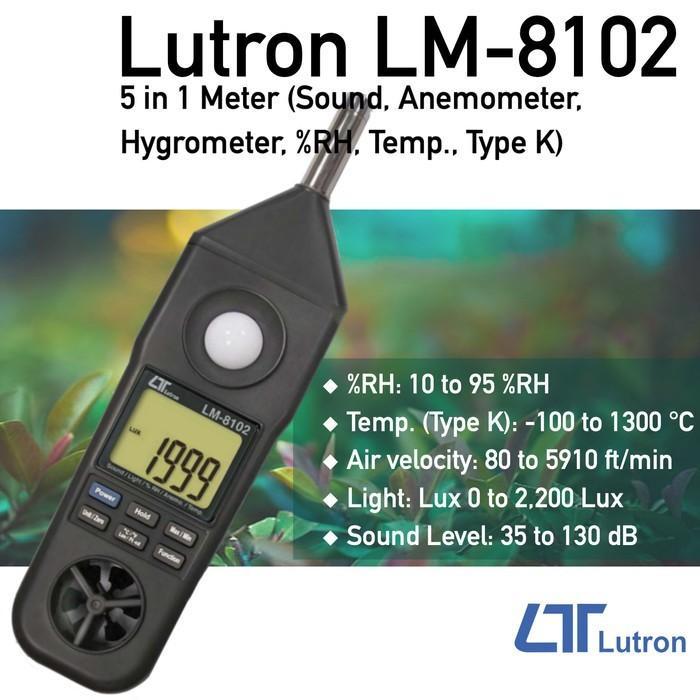 Lutron LM-8102 5 in 1 Environment Meter