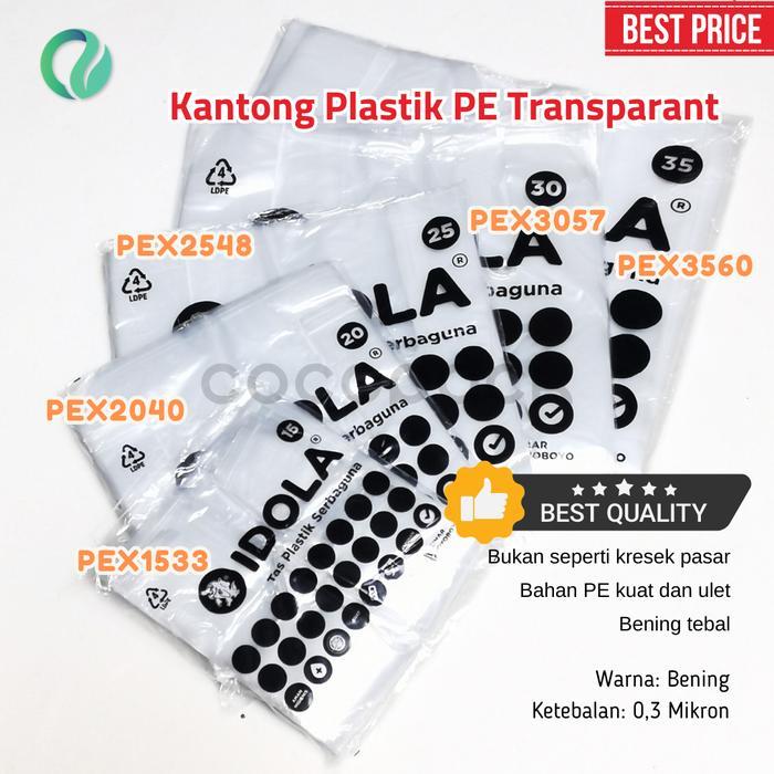 Kantong Kresek Plastik Pex Pe Transparant Idola Terpercaya