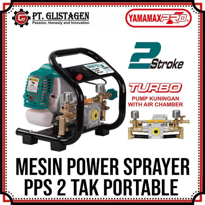 Yamamax Pro PPS 2Tak + Air Chamber Mesin Power Sprayer Portable 2 Stroke Alat Cuci Motor Mobil Steam