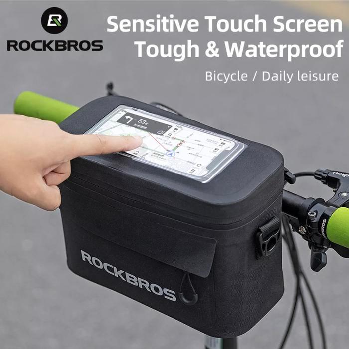 Rockbros AS-011 Tas SepedaBike Frame Handlebar Bag Bicycle Bike