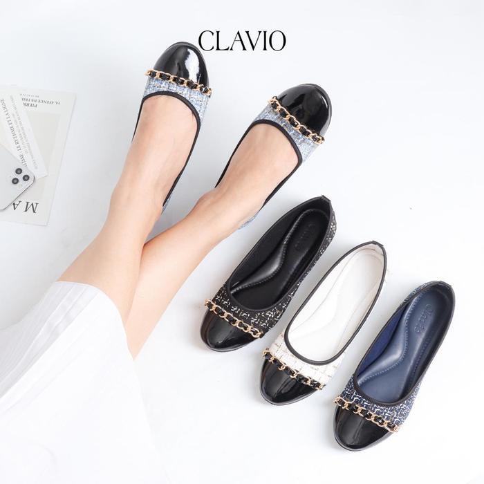 Patris - Flatshoes Wanita Kerja Hitam