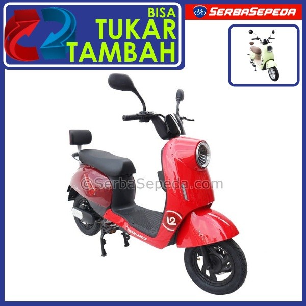 Moped 14 Inci Genio Vestra Sepeda Listrik
