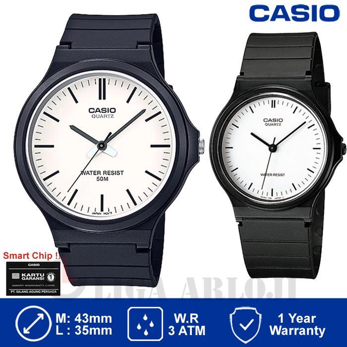 CASIO MW-240-7EVDF & MQ-24-7EDF JAM TANGAN ANALOG COUPLE / PASANGAN