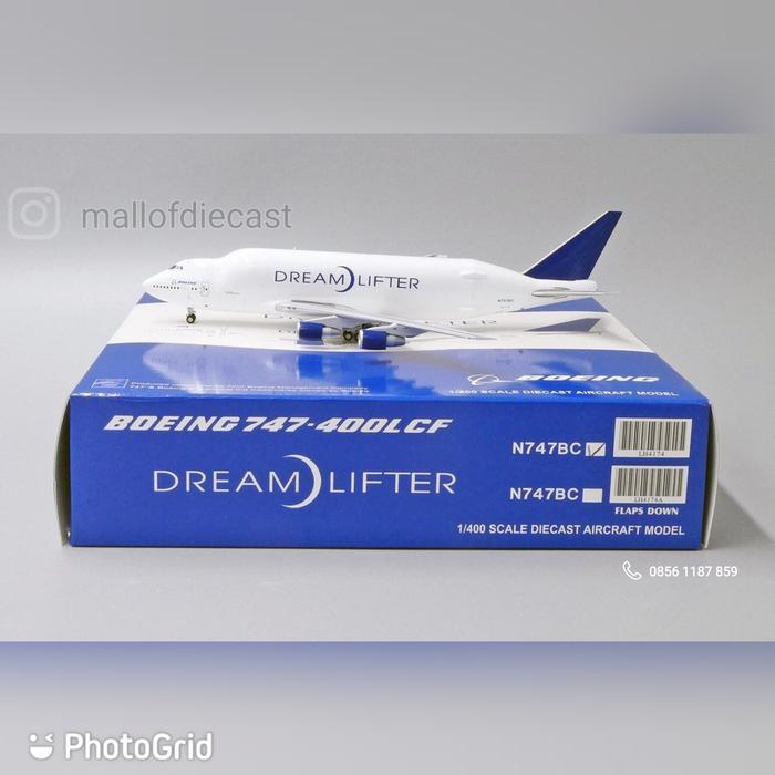 Bisa Spk Boeing 747-400Lcf Dreamlifter N747Bc Jc Wings 1:400