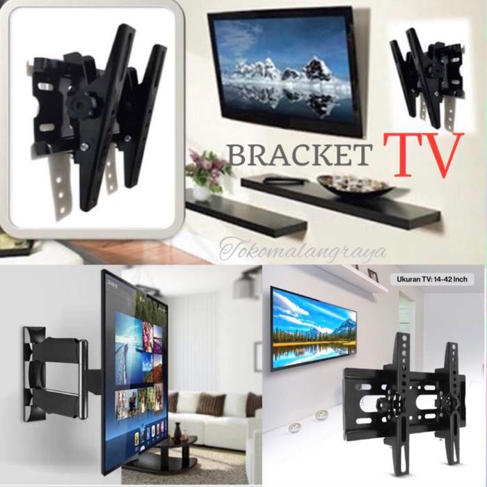 Bracket tv 32 inchi/bracket tv 43 inchi/bracket tv