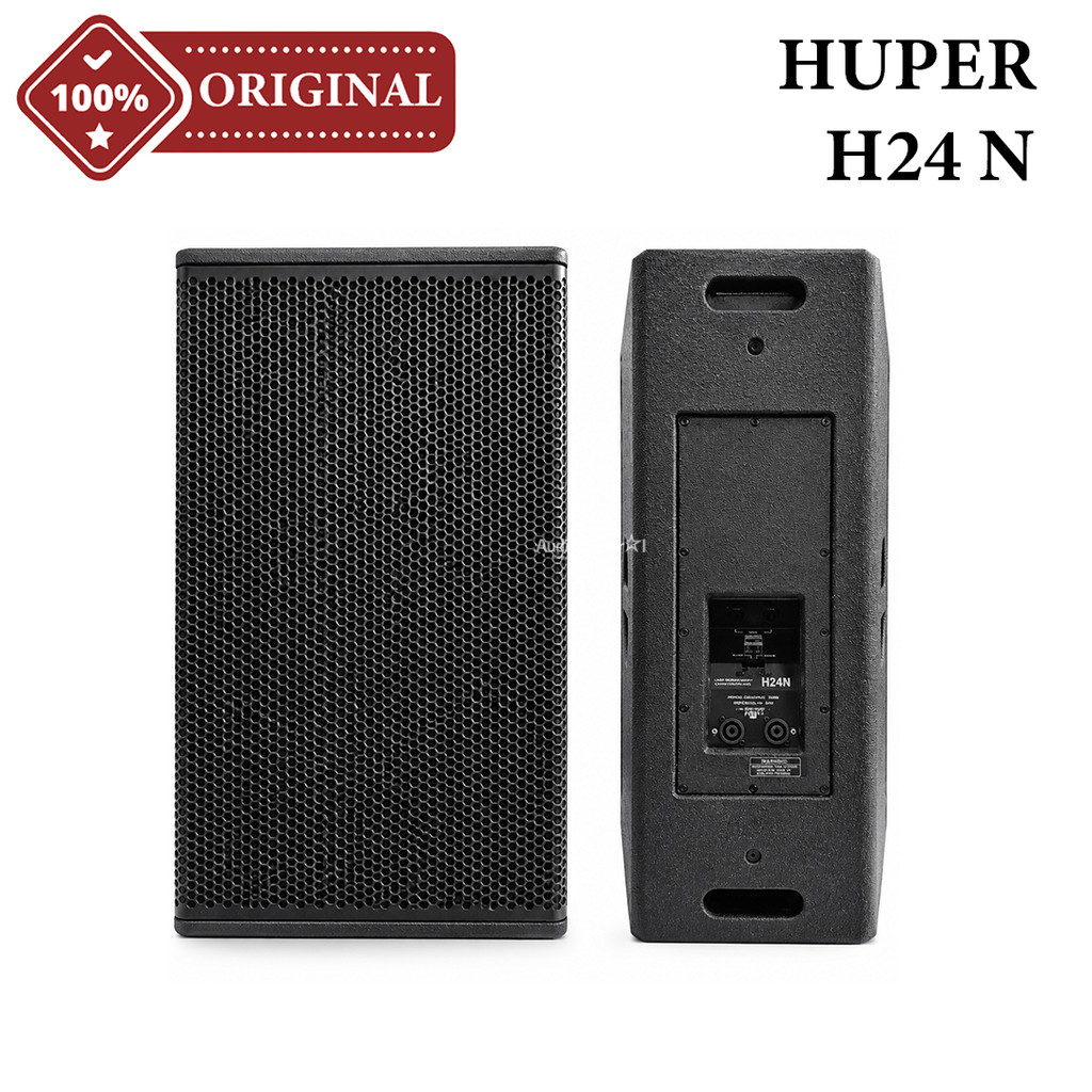 Speaker Pasif Bi-Amp 2 x 12 Inch HUPER H24N | H24 N | H 24N Original 800 Watt Harga 1 PCS