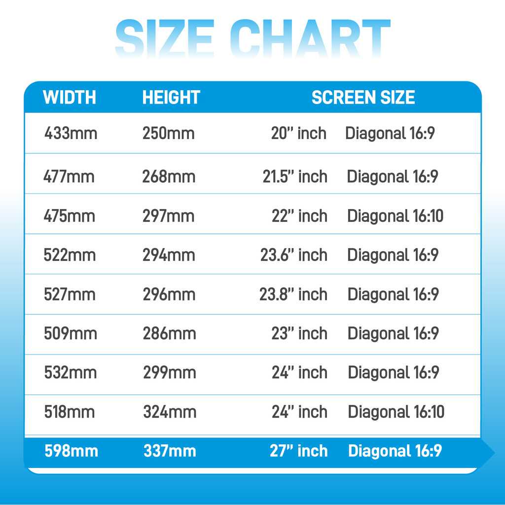 For Widescreen PC 27 Inch Monitor Filter 27'' Inch Computer Privacy Screen Filter 16:9