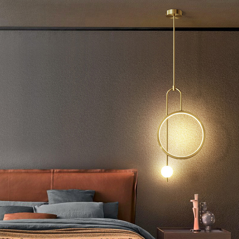 . Fss Modern Round Ring Led Pendant Lights Indoor Home Decoration -