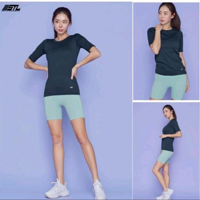 Kaos olahraga wanita Stl_lee Slim-fit