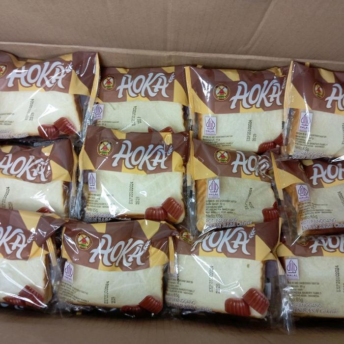 Roti panggang aoka 1 Dus selai