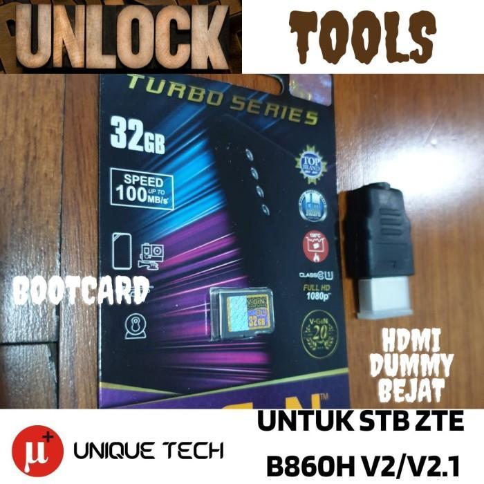 Unlock Tool Stb Zte V2 V2.1 Bejat Hdmi Dummy Bootcard Male To Male Usb