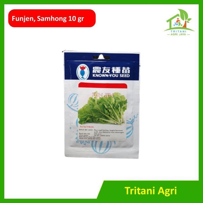 Benih bibit Sawi keriting FUN JEN kys 10gr