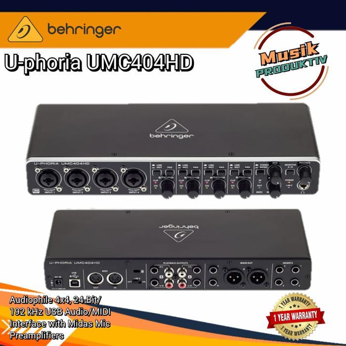 Behringer Soundcard umc404 Hd / Umc 404 hd / UMC 404 HD
