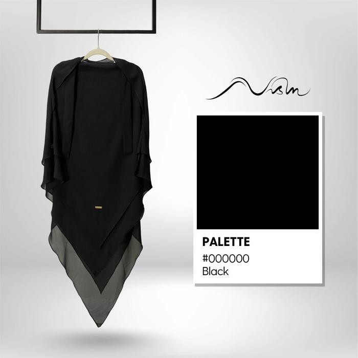 Ashima French Khimar Tudung Bahan Ceruty Babaydoll Luxury By Nisin Hijab