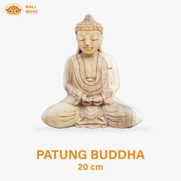 Patung Buddha Kayu Suar/Patung Budha Kayu/Patung Buda/Budha Kayu