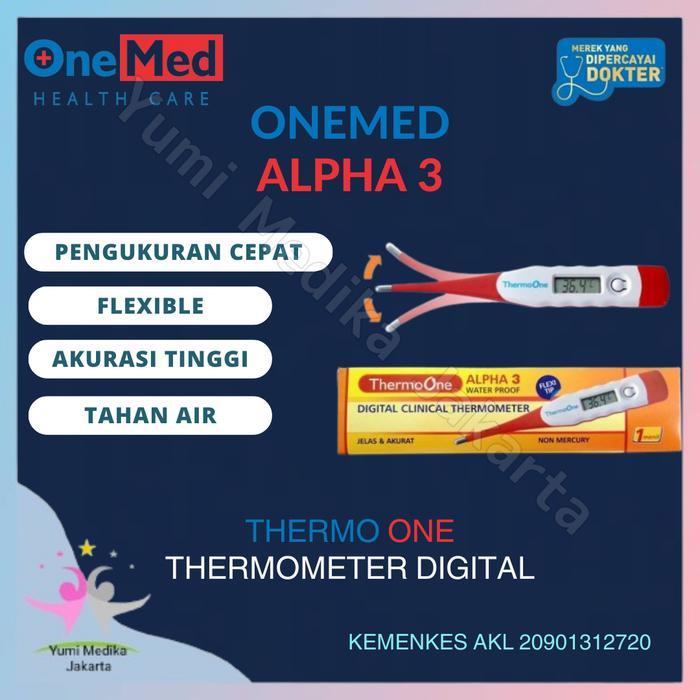 TERMOMETER DIGITAL ONEMED/TERMOMETER DIGITAL ALPHA 3/FLEKSIBEL