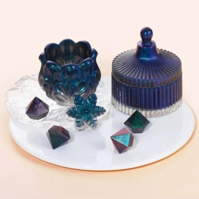 Pewarna Pigment Bubuk Mika Mica Galaxy Resin Sabun Lilin Metallic