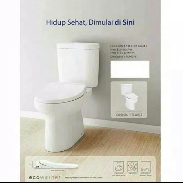 KLOSET DUDUK TOTO CW 420 ECOWASHER TCW 07 S