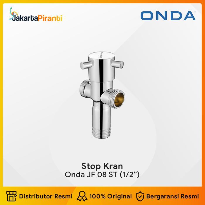 Onda Stop Kran Toilet 2 Cabang 1/2 In Kran Wc Duduk Multifungsi Keran Toilet Duduk Kran Kloset