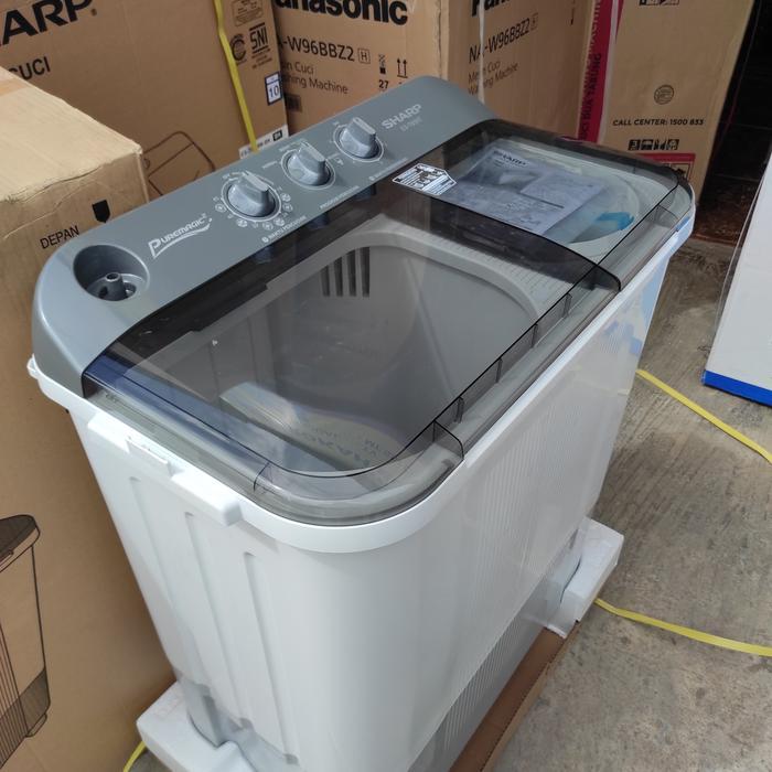 mesin cuci 2 tabung sharp 6.5 kg / mesin cuci Sharp 65nt