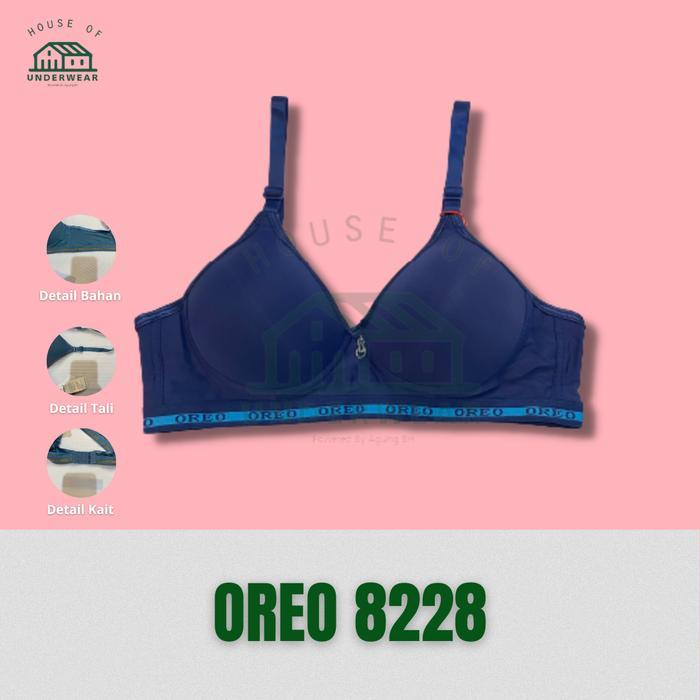 GROSIRAN 4PCS BH IMPORT BH REMAJA POLOS BH MURAH OREO GROSIR BH OREO 8228 Wanita Bra Siap Kirim
