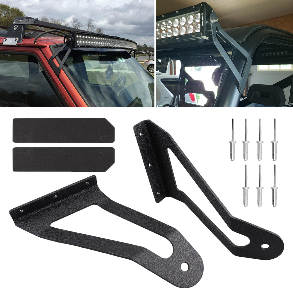 50 inch LED Light Bar Brackets for Jeep Cherokee XJ 1984-2001 Off-road Bar light Roof Holder for