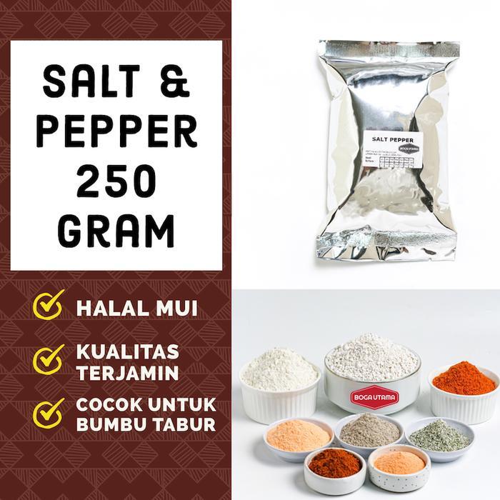 Bumbu Tabur Salt Pepper Original 250 Gram Ayam Taiwan Gercep