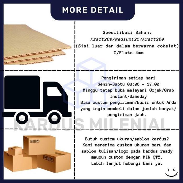 Kardus Box Dus Packing 40X25X25 Terjamin