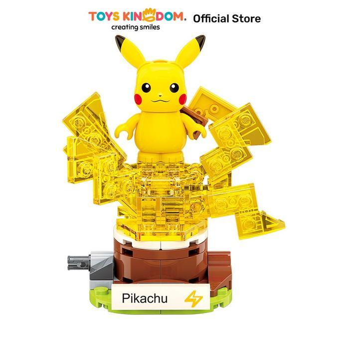 Toys Kingdom - Keeppley Poke Ball Mini Pikachu - Kuning Keepplay Kids Toy Block Bricks Set Mainan