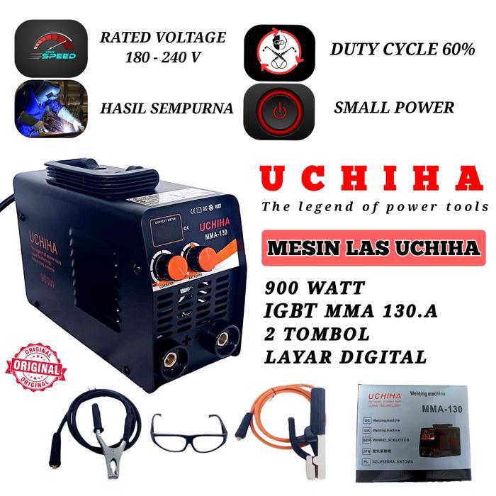 Mesin Las Uchiha Japan 900Watt 160Ampere Asli Inverter Mma Travo Promo