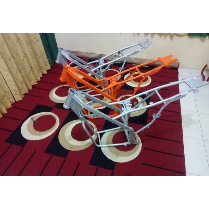 Frame Rangka Custom KLX Pnp mesin Honda yanaha Kawasaki