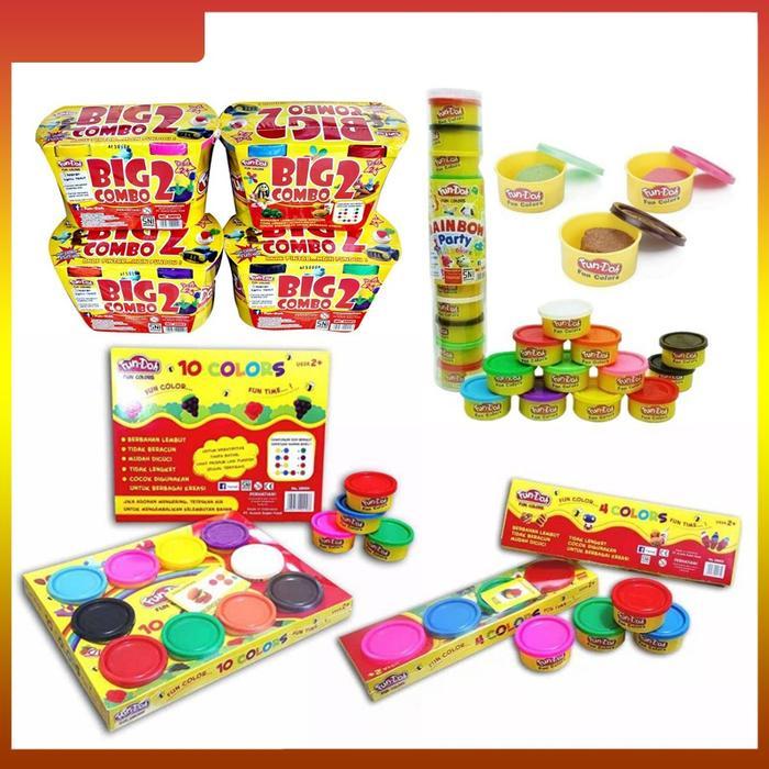 Fun Doh Mainan lilin / Fun doh big combo/ fun doh refill *