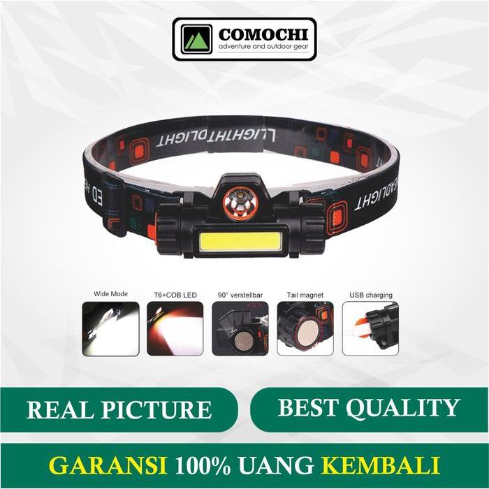 Eiger - MS-1922 HEADLAMP OUTDOOR CAS SUPER TERANG - Cas dengan powerbank micro