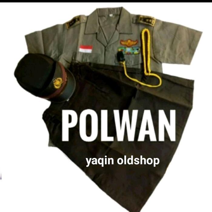 BAJU PROFESI ANAK POLISI/POLWAN UNTUK PUTRI PAUD,TK DAN SD, BAJU POLWAN ANAK ,BAJU POLWAN CILIK